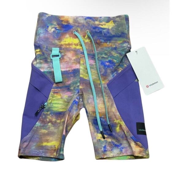 Lululemon Cargo SHR Super High Rise Hiking Short Altered Nature Multi Size 2 NWT - Picture 1 of 7